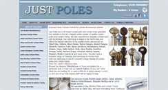Desktop Screenshot of justpoles.com