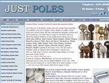 Tablet Screenshot of justpoles.com